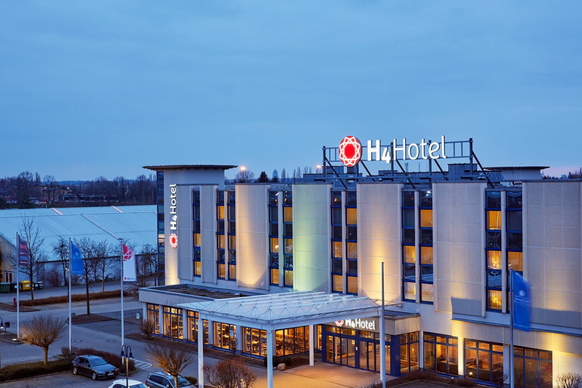 H4 Hotel Лейпциг Екстер'єр фото